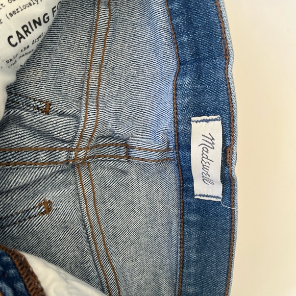 NWT Madewell 10" High Rise Skinny Blue Denim Jeans Women's Size 26T - Picture 5 of 8
